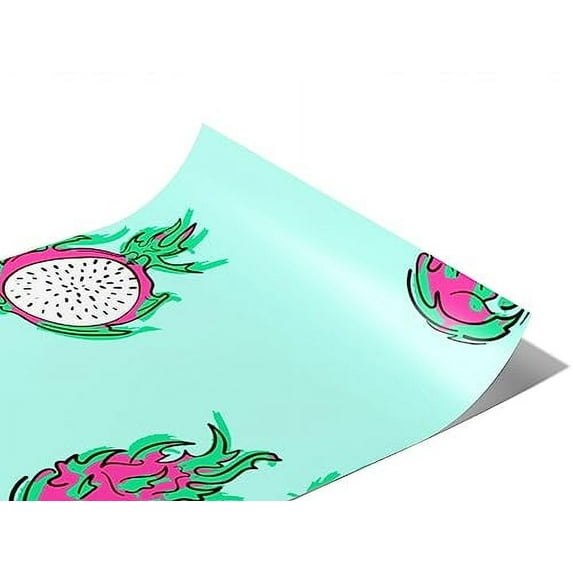 Rwraps Dragon Fruit LA Woman Matte Vinyl Film Wrap 59in x 17ft Vinyl Vehicle Car Film Sheet Roll