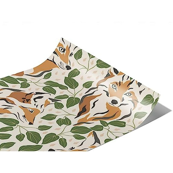 Rwraps Foxes Painted Bandits Matte Vinyl Film Wrap 59in x 18ft Vinyl Vehicle Car Film Sheet Roll