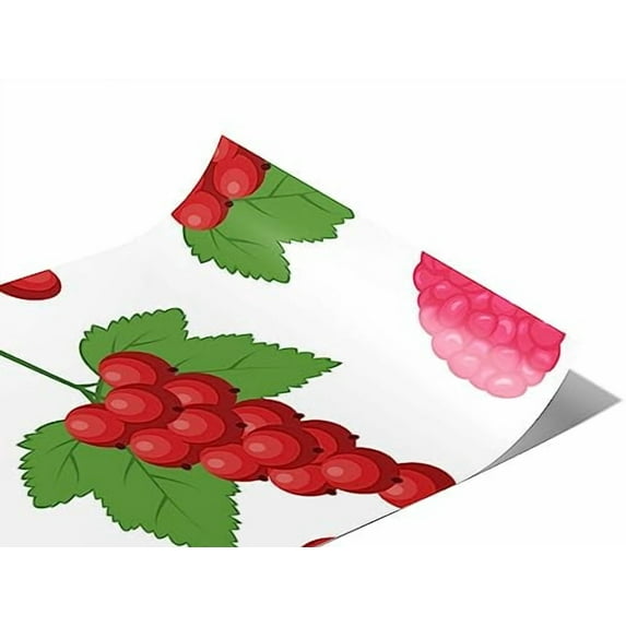 Rwraps Fruit Salad Bite Sized Gloss Vinyl Film Wrap 59in x 8ft Vinyl Vehicle Car Film Sheet Roll