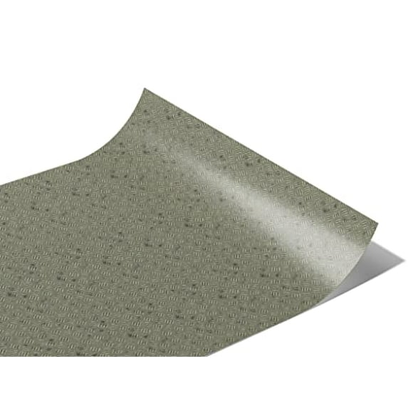 Rwraps Galvanized Green Diamond Plate Matte Vinyl Film Wrap 59in x 6in Vinyl Vehicle Car Film Sheet