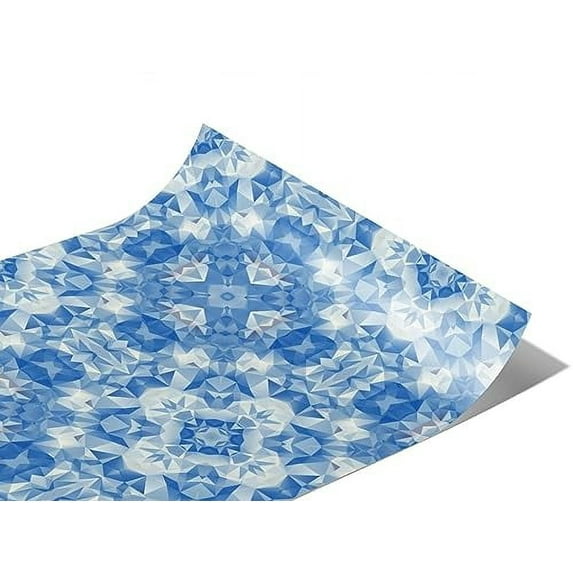 Rwraps Glass Tile Frozen Ocean Gloss Vinyl Film Wrap 59in x 23ft Vinyl Vehicle Car Film Sheet Roll