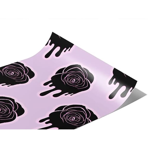 Rwraps Gothic Liquid Rose Gloss Vinyl Film Wrap 59in x 29ft Vinyl Vehicle Car Film Sheet Roll