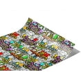 thumbnail image 1 of Rwraps Graffiti Black Book Matte Vinyl Film Wrap 59in x 6in Vinyl Vehicle Car Film Sheet Roll, 1 of 9