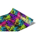 thumbnail image 1 of Rwraps Graffiti Caution Wet Paint Gloss Vinyl Film Wrap 59in x 14ft Vinyl Vehicle Car Film Sheet, 1 of 9