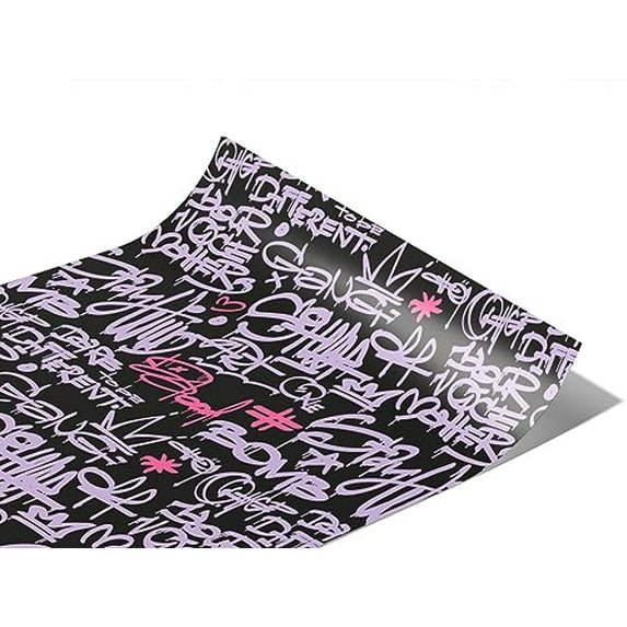 Rwraps Graffiti Dare to Be Gloss Vinyl Film Wrap 59in x 21ft Vinyl Vehicle Car Film Sheet Roll