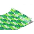 thumbnail image 1 of Rwraps Graffiti Green Bubbled Gloss Vinyl Film Wrap 59in x 17ft Vinyl Vehicle Car Film Sheet Roll, 1 of 9