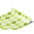 thumbnail image 1 of Rwraps Green Argyle Cut The Grass Gloss Vinyl Film Wrap 59in x 3ft Vinyl Vehicle Car Film Sheet Roll, 1 of 9