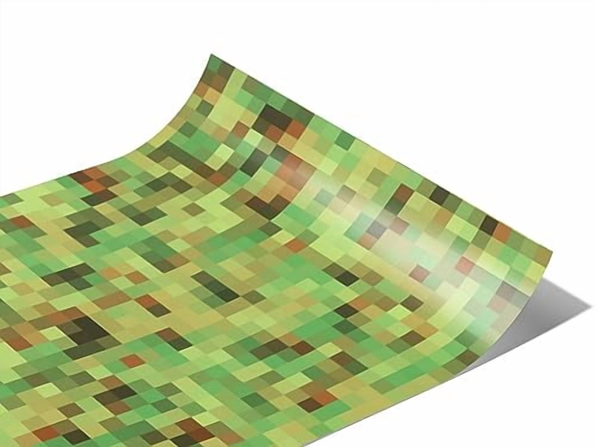 Rwraps Green Pixel Sage Wisdom Gloss Vinyl Film Wrap 59in x 5ft Vinyl ...
