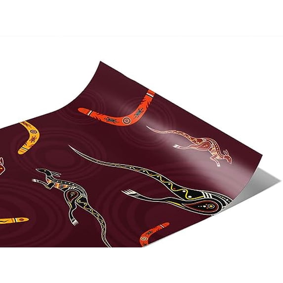 Rwraps Kangaroo Outback Sprinting Matte Vinyl Film Wrap 59in x 28ft Vinyl Vehicle Car Film Sheet