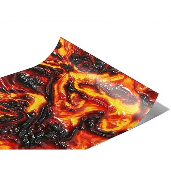 Rwraps Lava Forbidden Goo Matte Vinyl Film Wrap 59in x 25ft Vinyl Vehicle Car Film Sheet Roll