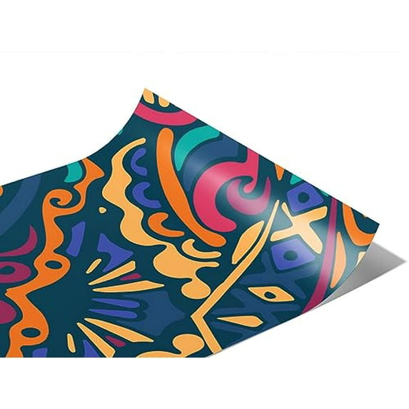 Rwraps Mandala Byzantine Kaleidoscope Gloss Vinyl Film Wrap 59in x 30ft Vinyl Vehicle Car Film Sheet