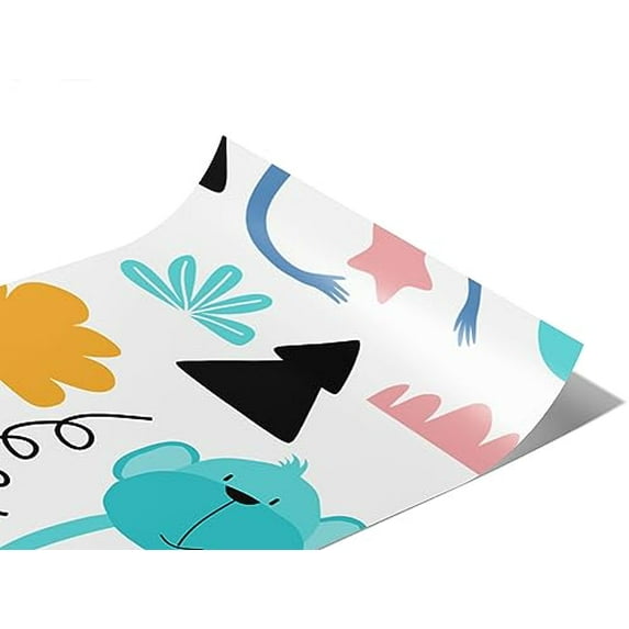 Rwraps Monkey Pastel Jungle Matte Vinyl Film Wrap 59in x 9ft Vinyl Vehicle Car Film Sheet Roll