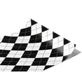 thumbnail image 1 of Rwraps Monochrome Argyle Play Checkers Matte Vinyl Film Wrap 59in x 14ft Vinyl Vehicle Car Film, 1 of 9