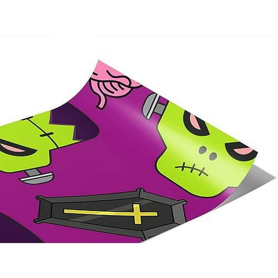 Rwraps Monster Frankenstein Revenge Matte Vinyl Film Wrap 59in x 9ft Vinyl Vehicle Car Film Sheet