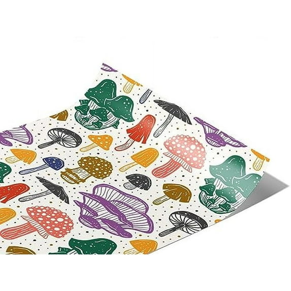 Rwraps Mushroom Fungal Feast Matte Vinyl Film Wrap 59in x 10ft Vinyl Vehicle Car Film Sheet Roll