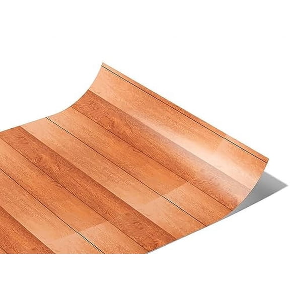 Rwraps Natural Horizontal Wood Plank Gunstock Gloss Vinyl Film Wrap 59in x 6in Vinyl Vehicle Car