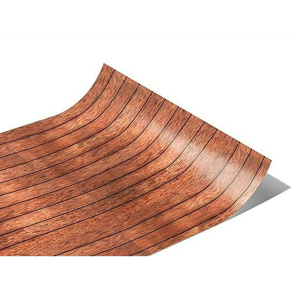 Rwraps Natural Vertical Wood Plank Rustic Chestnut Matte Vinyl Film Wrap 59in x 22ft Vinyl Vehicle