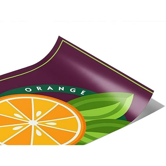 Rwraps Novelty Mosaic Orange Madness Matte Vinyl Film Wrap 59in x 5ft Vinyl Vehicle Car Film Sheet