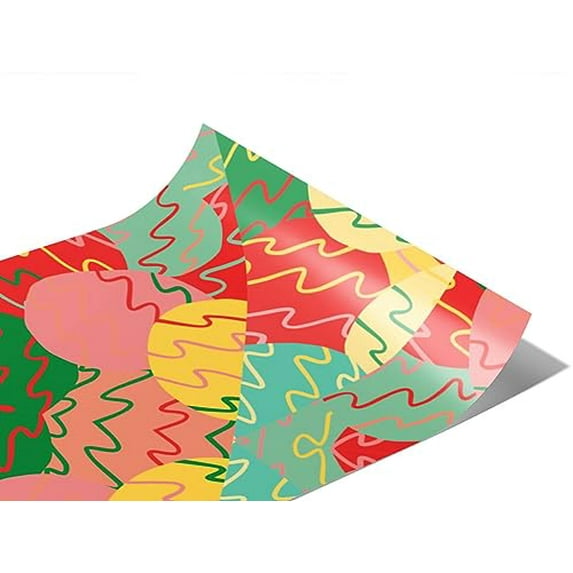 Rwraps Novelty Mosaic Pineapple Pleasure Gloss Vinyl Film Wrap 59in x 8ft Vinyl Vehicle Car Film