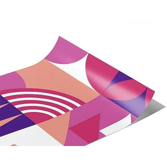 Rwraps Novelty Mosaic Purple Wine Gloss Vinyl Film Wrap 59in x 8ft Vinyl Vehicle Car Film Sheet Roll
