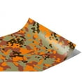 thumbnail image 1 of Rwraps Orange Camouflage Apricot Flecktarn Matte Vinyl Film Wrap 59in x 12ft Vinyl Vehicle Car Film, 1 of 9