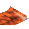 thumbnail image 1 of Rwraps Orange Mosaic Pumpkin Cubes Gloss Vinyl Film Wrap 59in x 6in Vinyl Vehicle Car Film Sheet, 1 of 9