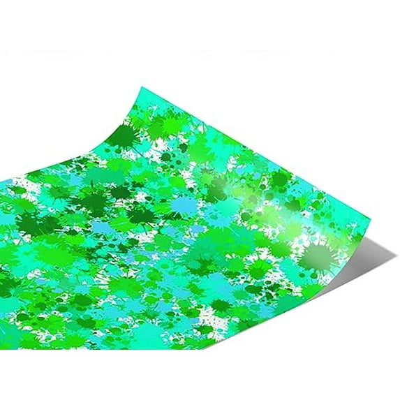 Rwraps Paint Splatter Another World Gloss Vinyl Film Wrap 59in x 6ft Vinyl Vehicle Car Film Sheet