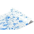 thumbnail image 1 of Rwraps Paint Splatter Blue Smears Matte Vinyl Film Wrap 59in x 11ft Vinyl Vehicle Car Film Sheet, 1 of 9