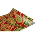 thumbnail image 1 of Rwraps Paisley Red Ocean Matte Vinyl Film Wrap 59in x 20ft Vinyl Vehicle Car Film Sheet Roll, 1 of 9
