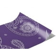 thumbnail image 1 of Rwraps Paisley Violet Ocean Matte Vinyl Film Wrap 59in x 23ft Vinyl Vehicle Car Film Sheet Roll, 1 of 9
