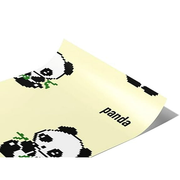Rwraps Panda Eucalyptus Snack Matte Vinyl Film Wrap 59in x 5ft Vinyl Vehicle Car Film Sheet Roll