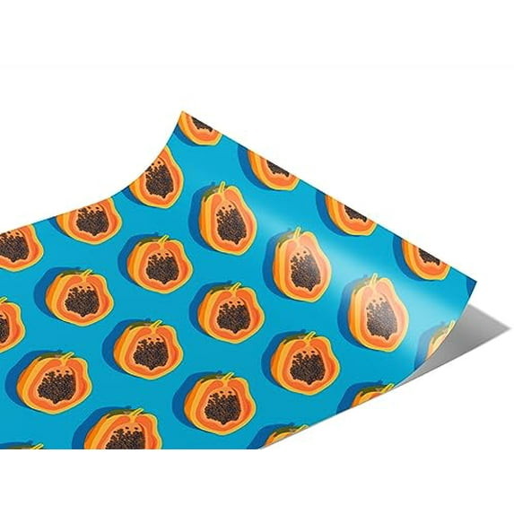 Rwraps Papaya Blue Solo Matte Vinyl Film Wrap 59in x 30ft Vinyl Vehicle Car Film Sheet Roll