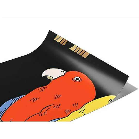 Rwraps Parrot Epimenides Paradox Gloss Vinyl Film Wrap 59in x 6ft Vinyl Vehicle Car Film Sheet Roll