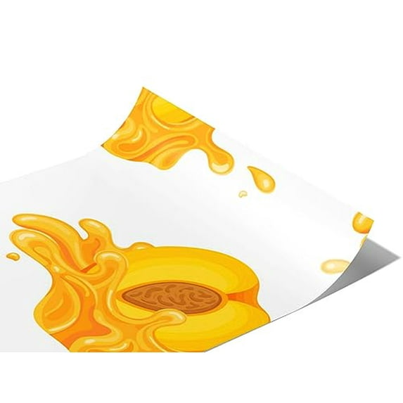 Rwraps Peach Extra Juicy Gloss Vinyl Film Wrap 59in x 24ft Vinyl Vehicle Car Film Sheet Roll