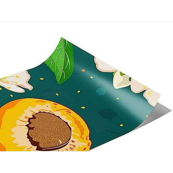 Rwraps Peach Golden Glory Matte Vinyl Film Wrap 59in x 21ft Vinyl Vehicle Car Film Sheet Roll