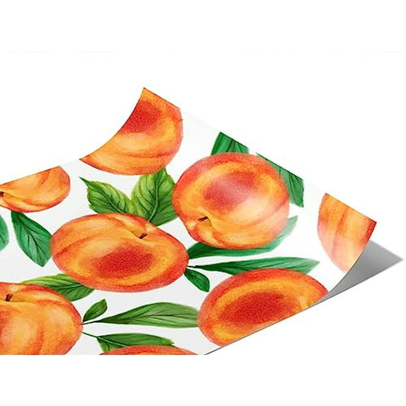 Rwraps Peach White Peachy Keen Gloss Vinyl Film Wrap 59in x 17ft Vinyl Vehicle Car Film Sheet Roll