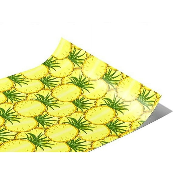 Rwraps Pineapple Australian Queen Matte Vinyl Film Wrap 59in x 5ft Vinyl Vehicle Car Film Sheet Roll
