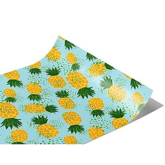 Rwraps Pineapple Monte Lirio Gloss Vinyl Film Wrap 59in x 24ft Vinyl Vehicle Car Film Sheet Roll