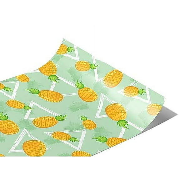 Rwraps Pineapple Monte Oscuro Gloss Vinyl Film Wrap 59in x 13ft Vinyl Vehicle Car Film Sheet Roll