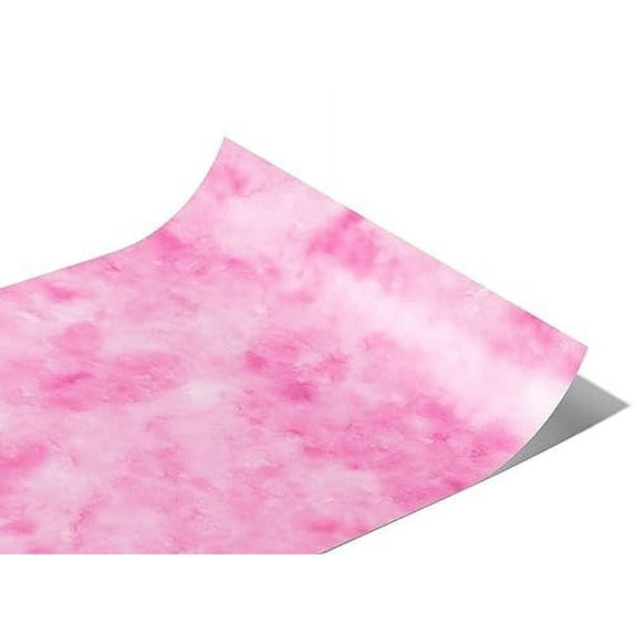 Rwraps Pink Watercolor First Affair Matte Vinyl Film Wrap 59in x 1ft Vinyl Vehicle Car Film Sheet