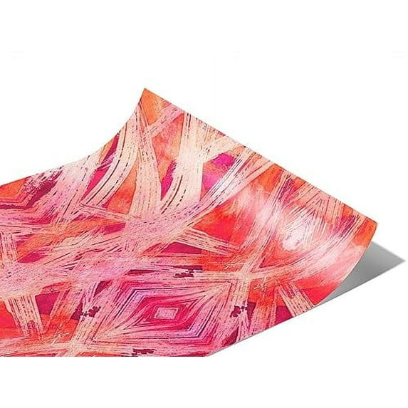 Rwraps Pink Watercolor Love Games Gloss Vinyl Film Wrap 59in x 10ft Vinyl Vehicle Car Film Sheet