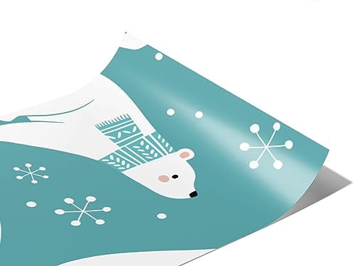 Rwraps Polar Bear Cold Season Matte Vinyl Film Wrap 59in x 8ft Vinyl Vehicle Car Film Sheet Roll