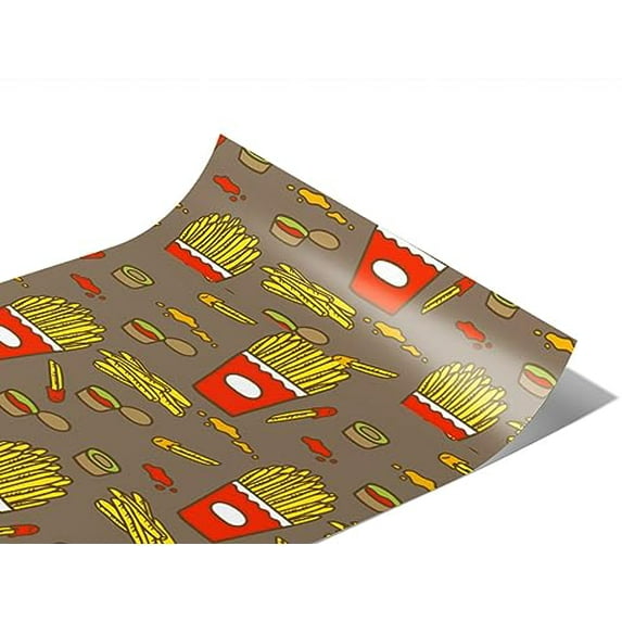 Rwraps Potato Vegetable Chips and Dip Gloss Vinyl Film Wrap 59in x 22ft Vinyl Vehicle Car Film Sheet