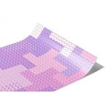 thumbnail image 1 of Rwraps Purple Mosaic Heliotrope Tunes Matte Vinyl Film Wrap 59in x 25ft Vinyl Vehicle Car Film Sheet, 1 of 9