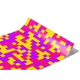 thumbnail image 1 of Rwraps Purple Pixel Bleeding Sun Gloss Vinyl Film Wrap 59in x 1ft Vinyl Vehicle Car Film Sheet Roll, 1 of 9
