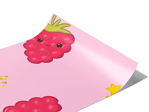 Rwraps Raspberry Snack Smiling Back Gloss Vinyl Film Wrap 59in x 26ft ...