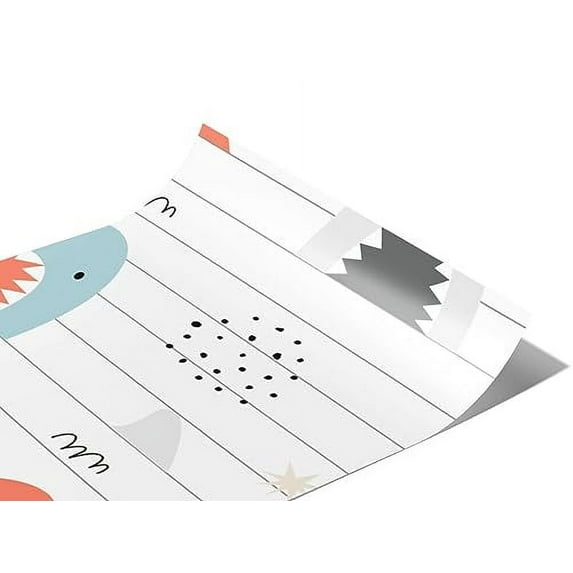 Rwraps Sharks and Rays Eaten Homework Gloss Vinyl Film Wrap 59in x 21ft Vinyl Vehicle Car Film Sheet