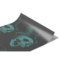 thumbnail image 1 of Rwraps Skull and Bones Dapper Dan Matte Vinyl Film Wrap 59in x 29ft Vinyl Vehicle Car Film Sheet, 1 of 9