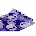 thumbnail image 1 of Rwraps Skull and Bones Navy Calvaria Matte Vinyl Film Wrap 59in x 5ft Vinyl Vehicle Car Film Sheet, 1 of 9