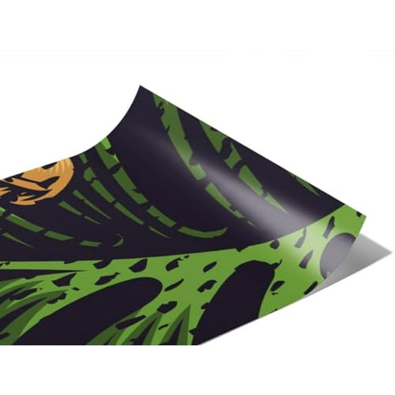 Rwraps Skull and Bones Pineapple Head Gloss Vinyl Film Wrap 59in x 13ft Vinyl Vehicle Car Film Sheet